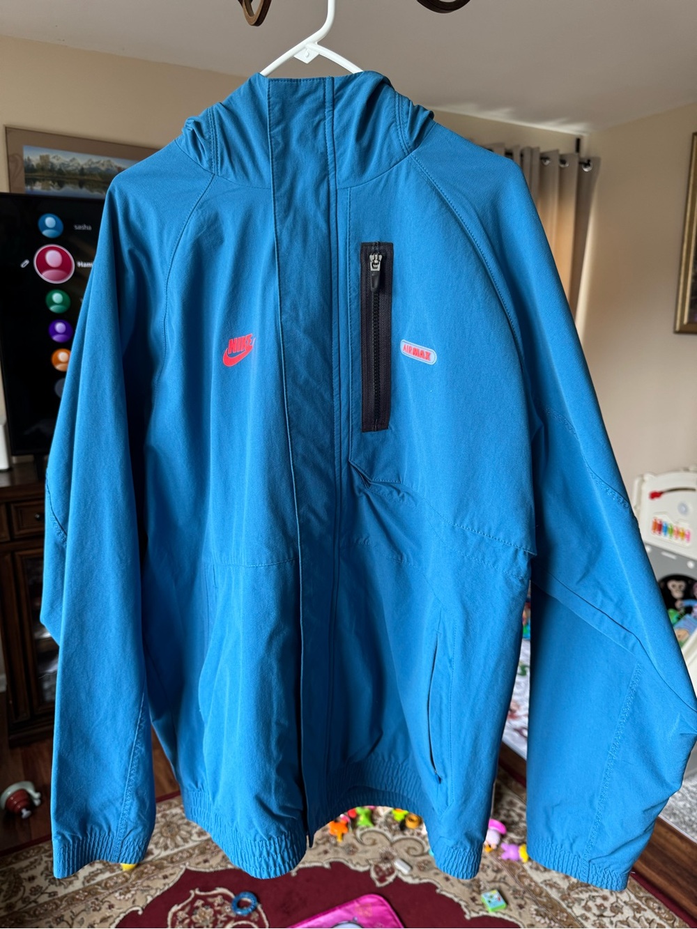 Nike Men’s Teal Hooded Lightweight Jacket with Matching Joggers SET